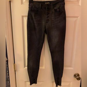 indigo rein washed black skinny jeans
